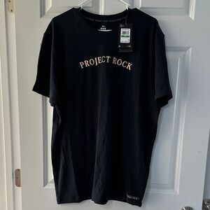 Under Armour Project Rock Black Tee